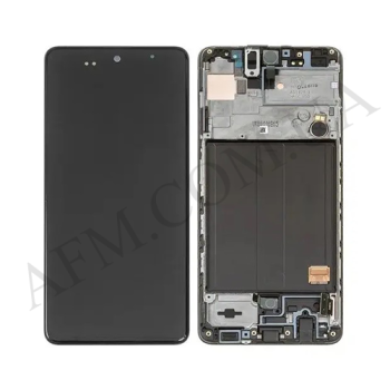 Дисплей Samsung A515F Galaxy A51 TFT INCELL чорний + рамка