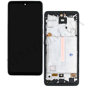 Дисплей Samsung A525F Galaxy A52/ A526 5G OLED (Small LCD) чорний + рамка