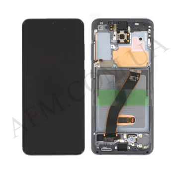 Дисплей Samsung G980 Galaxy S20 OLED чорний + рамка