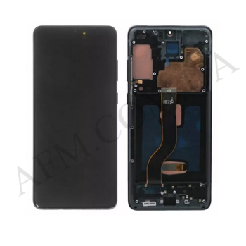 Дисплей Samsung G985 Galaxy S20 Plus/ G986 OLED чорний + рамка