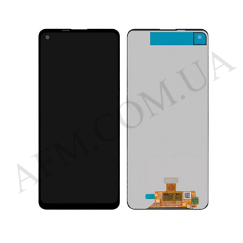 Дисплей Samsung сервісний A217 A21s 2020 чорний GH82-22988A