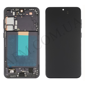 Дисплей Samsung S916B Galaxy S23 Plus OLED чорний + рамка