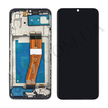 Дисплей Samsung A035F Galaxy A03 чорний + рамка