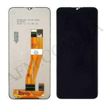 Дисплей Samsung A037G Galaxy A03s (жёлтый шлейф) (163*72) чорний