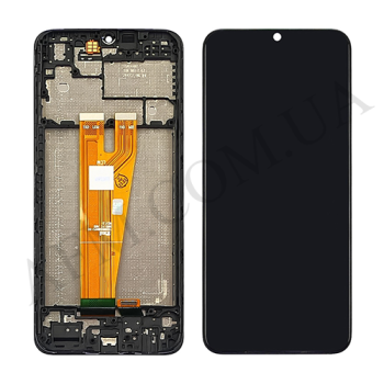 Дисплей Samsung A045F Galaxy A04 чорний + рамка