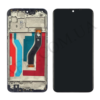 Дисплей Samsung A107F Galaxy A10s чорний + рамка