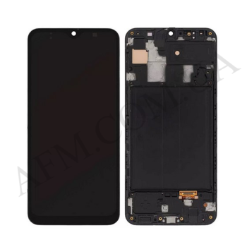 Дисплей Samsung A305F Galaxy A30/ A505F/ A507F TFT INCELL чорний + рамка