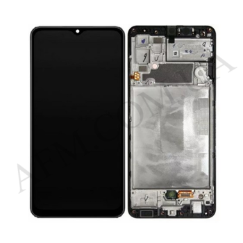 Дисплей Samsung A325F Galaxy A32 OLED чорний + рамка