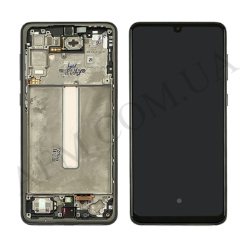 Дисплей Samsung A336B Galaxy A33 5G OLED (Small LCD) чорний + рамка