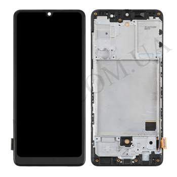 Дисплей Samsung A415 Galaxy A41 INCELL (без Touch ID) чорний + рамка