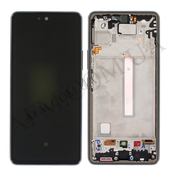 Дисплей Samsung A536B Galaxy A53 OLED (Small LCD) чорний + рамка