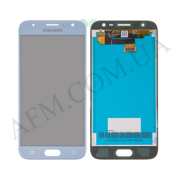 Дисплей Samsung J330 Galaxy J3 2017 блакитний