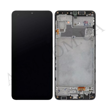Дисплей Samsung M325 Galaxy M32 OLED чорний + рамка