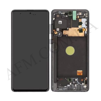 Дисплей Samsung сервісний N770 Galaxy Note 10 Lite BLACK + рамка GH82-22192A