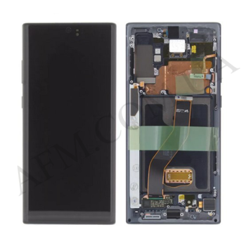 Дисплей Samsung сервисный N975 Galaxy Note 10 Plus AURA BLACK + рамка GH82-20900A