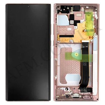 Дисплей Samsung сервисный N985 Galaxy Note 20 Ultra/ N986 BRONZE + рамка GH82-23622D