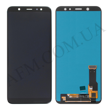 Дисплей Samsung A600F Galaxy A6 2018 OLED чорний