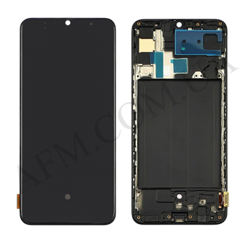 Дисплей Samsung A705F Galaxy A70 TFT INCELL чорний + рамка