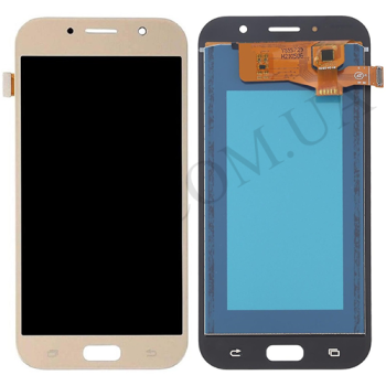 Дисплей Samsung A720F Galaxy A7 2017 OLED (Small LCD) золотий