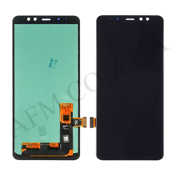 Дисплей Samsung A730F Galaxy A8 Plus 2018 OLED (Small LCD) чорний