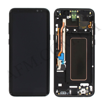 Дисплей Samsung G955F Galaxy S8 Plus TFT чорний + рамка