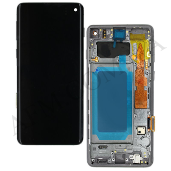 Дисплей Samsung G973F Galaxy S10 TFT чорний + рамка