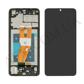 Дисплей Samsung A055F Galaxy A05 чорний + рамка