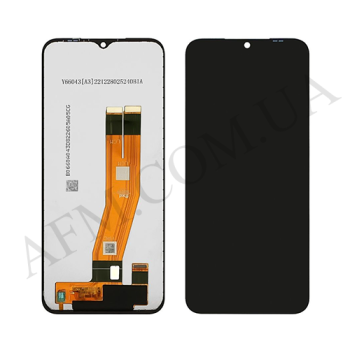 Дисплей Samsung A145F Galaxy A14 4G (жёлтый шлейф) чорний + рамка