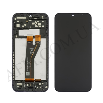 Дисплей Samsung A146B Galaxy A14 5G чорний + рамка