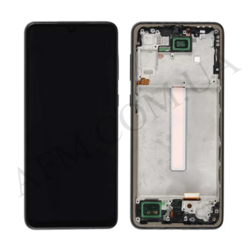Дисплей Samsung A336B Galaxy A33 5G OLED чорний + рамка