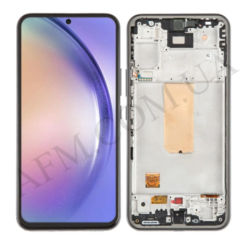 Дисплей Samsung A546F Galaxy A54 TFT чорний + рамка сіра!