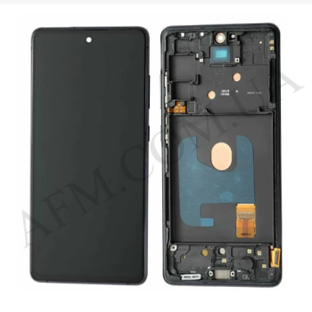 Дисплей Samsung G780 Galaxy S20 FE OLED (Small LCD) чорний + рамка