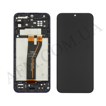 Дисплей Samsung сервисный M146 Galaxy M14 5G 2023 чёрный + рамка GH82-30676A