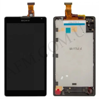 Дисплей Sony C6502 L35h Xperia ZL/ C6503 L35i Xperia ZL чорний + рамка!