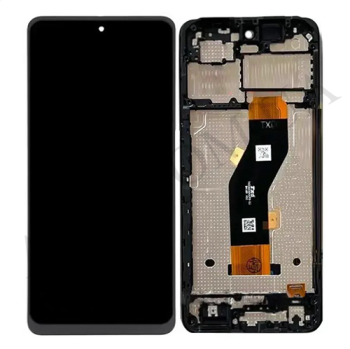 Дисплей Tecno Spark 20C (BG7n) чорний + рамка