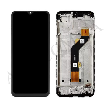 Дисплей Tecno Pop 6 Pro BE8 чорний + рамка