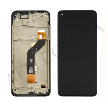Дисплей Tecno Spark 6 (KE7) чорний + рамка
