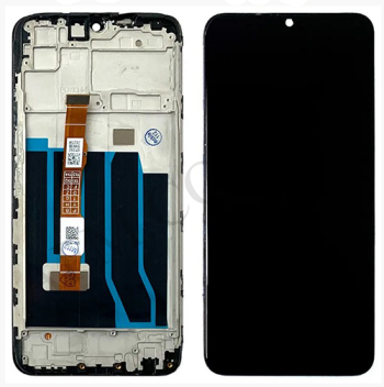 Дисплей Vivo Y19/ Y5s/ U3/ Z5i чёрный + рамка