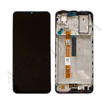 Дисплей Vivo Y31 2021/ Y53s 4G чёрный + рамка