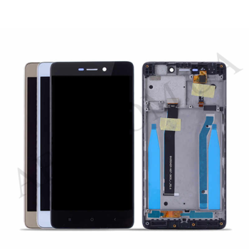 Дисплей Xiaomi Redmi 3/ Redmi 3S/ Redmi 3X/ Redmi 3 Pro чорний + рамка