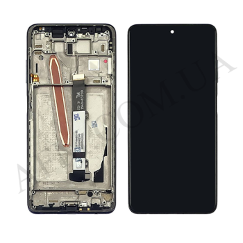 Дисплей Xiaomi Poco X3/ X3 NFC/ X3 Pro чорний + рамка