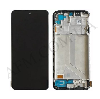 Дисплей Xiaomi Redmi Note 10 4G/ Redmi Note 10S/ Poco M5s OLED чорний + рамка