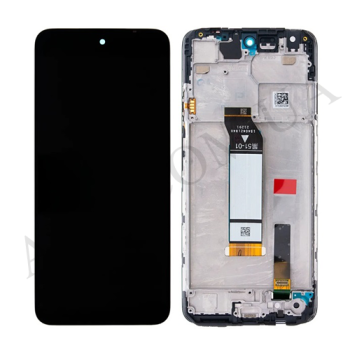 Дисплей Xiaomi Redmi Note 10 5G/ Poco M3 Pro 5G чорний + рамка