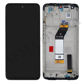 Дисплей Xiaomi Redmi 10 Prime чорний + рамка