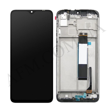 Дисплей Xiaomi Redmi 9T/ Poco M3 чорний + рамка