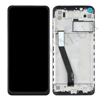 Дисплей Xiaomi Redmi Note 9/ Redmi 10X 4G чорний + рамка