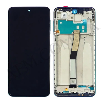 Дисплей Xiaomi Redmi Note 9S/ Redmi Note 9 Pro чорний + рамка
