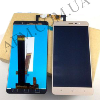 Дисплей Xiaomi Redmi Note 3/ Redmi Note 3 Pro золотий