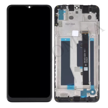 Дисплей ZTE Blade A71 чёрный + рамка
