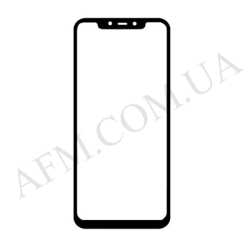 Скло екрану Huawei P Smart Plus 2018/ Nova 3i/ Mate 20 Lite чорне + OCA плівка